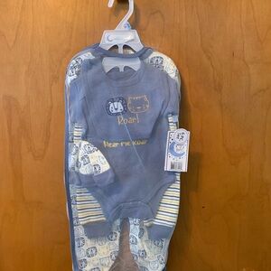 New Little & Loved 3-6 Month Baby 6 Piece Set Lion Tiger Theme